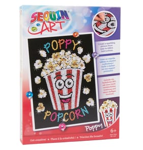 Sequin Art - Poppy