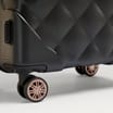 Salisbury Embossed Quilted Shell Suitcase Set Of 3
