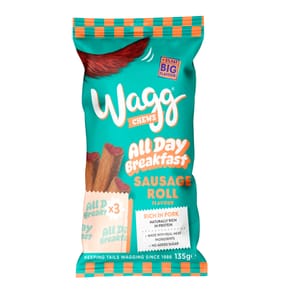 Wagg Chews All Day Breakfast Sausage Roll Flavour 135g