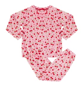 Originals Ribbed Fleece Cherry Pyjamas