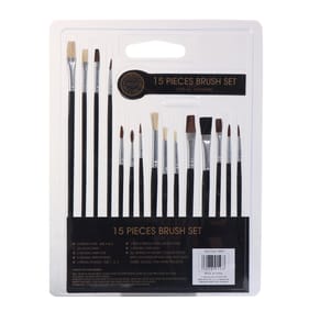 Colvin & Co Artists' 15 Piece Brush Set