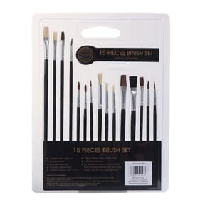 Colvin & Co Artists' 15 Piece Brush Set