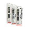 Zebra Ola Black Retractable Gel Pens 2 Pack x3
