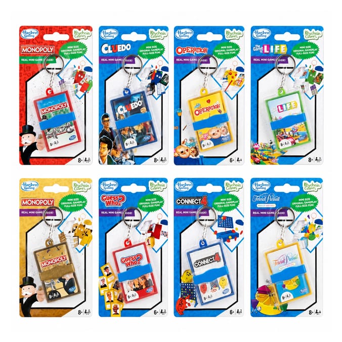 Hasbro Gaming Mini Keychain Game