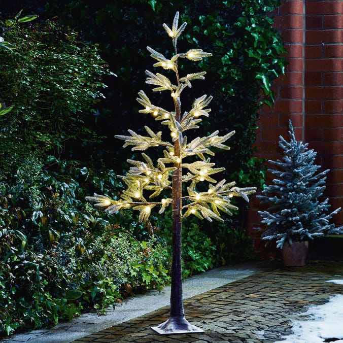 Prestige Flocked LED Berry Tree 150cm 