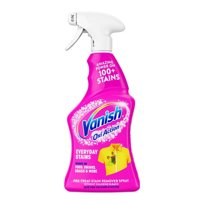 Vanish Oxi Action Fabric Stain Remover Pre-Wash Spray 500ml