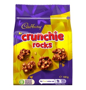 Cadbury Crunchie Rocks Chocolate Bag 100g 