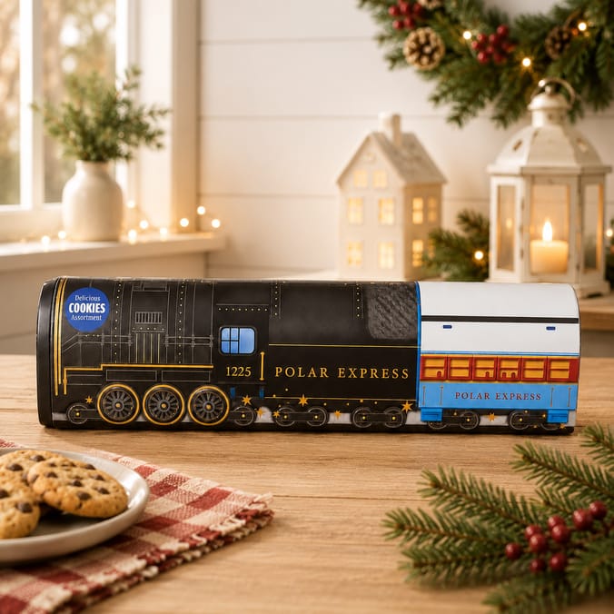 The Polar Express Cookie Filled Tin 270g