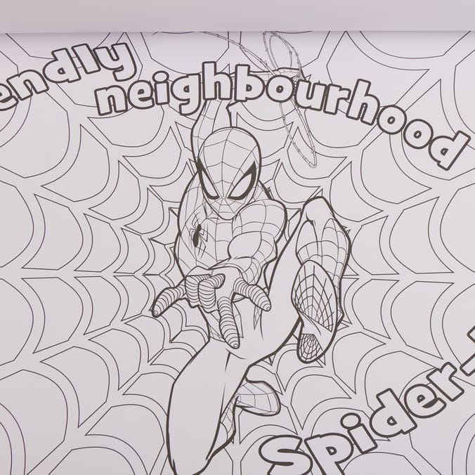 Marvel Spiderman Colouring Pad & 24 Felt Pens
