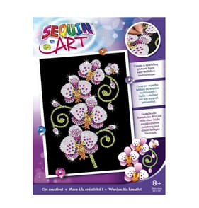 Sequin Art - Orchid