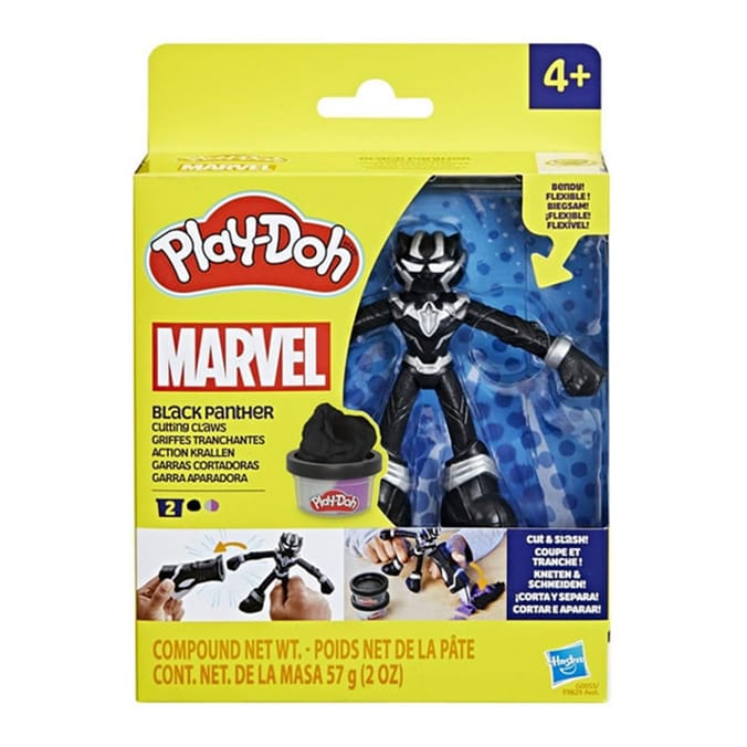 Play-Doh Marvel Black Panther Cutting Claws Action Figure Playset