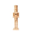Winter Charm Wooden Gold Christmas Nutcracker 38cm - Drum