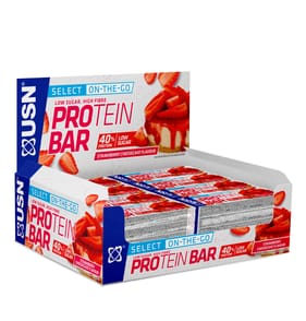 USN Select Protein Bar 24 Pack - Strawberry Cheesecake