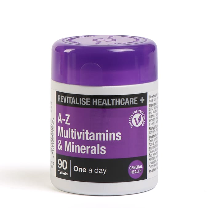 Revitalise Healthcare+ A-Z Multivitamins & Minerals Capsules 90s