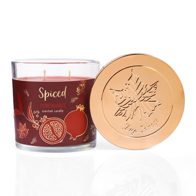 Ivy Cottage Fall Scented Candle 350g - Spiced Pomegranate