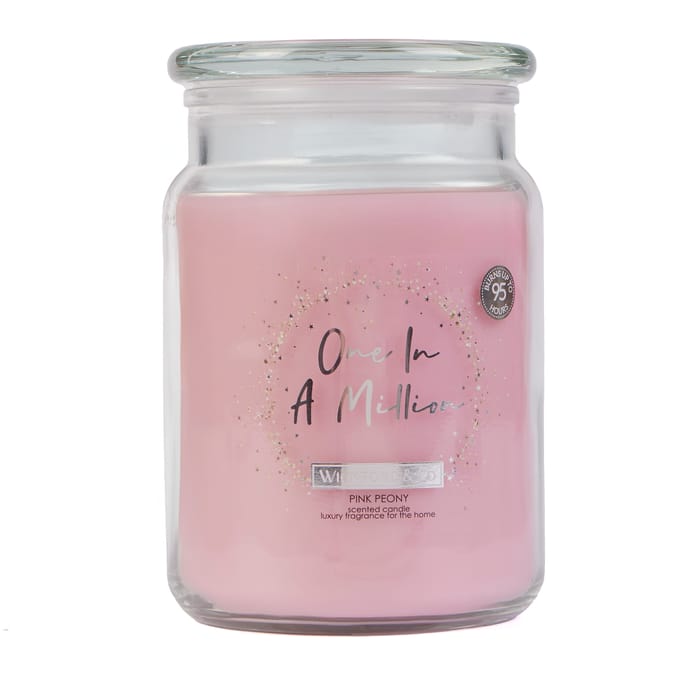 Wickford & Co One In A Million Scented Candle - Pink Peony