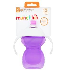 Munchkin Click Lock Trainer Cup 6m+ - Purple