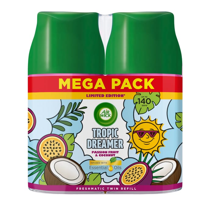 Air Wick Tropic Dreamer Freshmatic Autospray Twin Refill 2x250ml