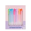 Back To School Pastel Gel Pens 12 Pack