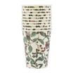  Festive Feeling Paper Cups 10 Pack - Holly