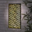 Firefly Large Metal Wall Art Solar Light