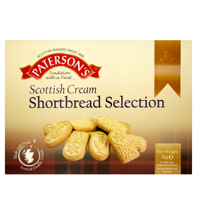 Paterson's Scottish Cream Shortbread Selection 1kg