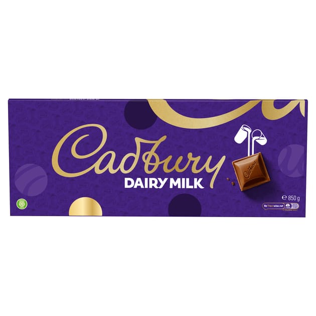 Cadbury Dairy Milk Chocolate Bar 850g Home Bargains