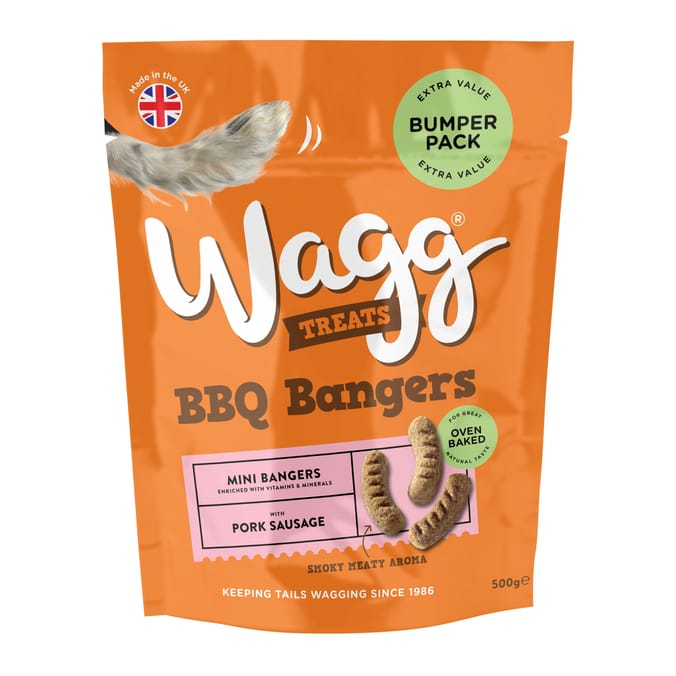Wagg Treats 500g - BBQ Bangers