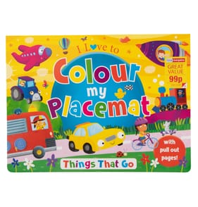 Colour My Placemat - Things That Go