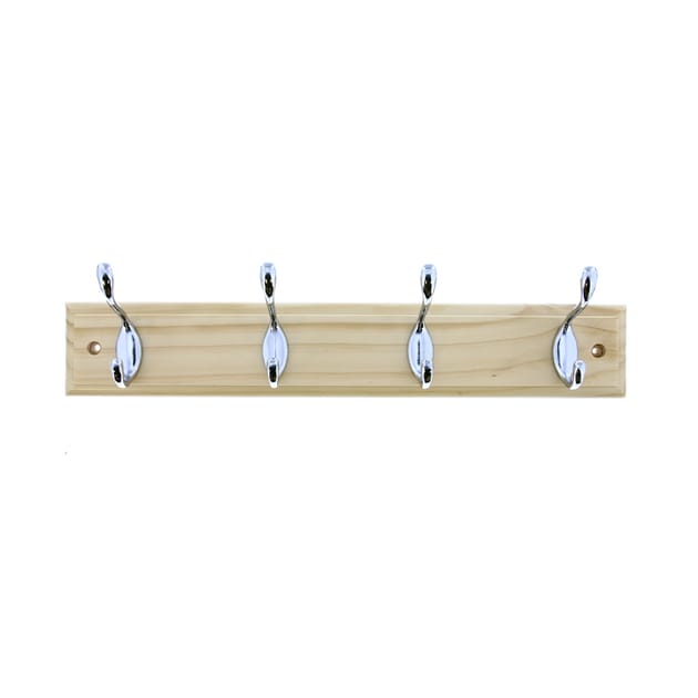 Home Solutions Chrome Coat Hooks Home Bargains
