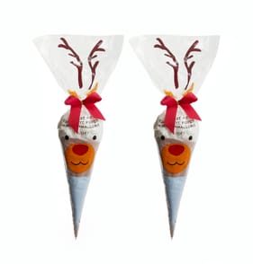Reindeer Hot Chocolate & Marshmallows 110g x2