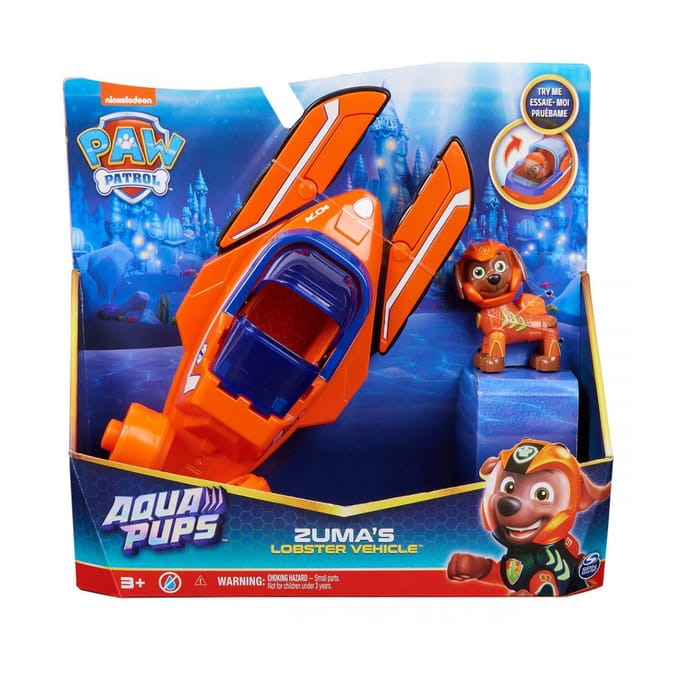Paw Patrol Aqua Pups - Zuma's Lobster Vehicle