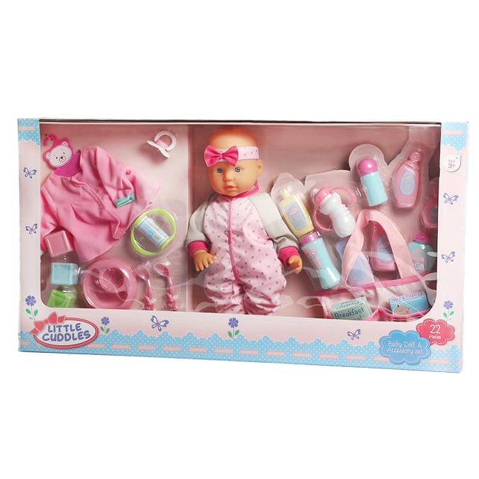 Little Cuddles Baby Doll Bumper Set