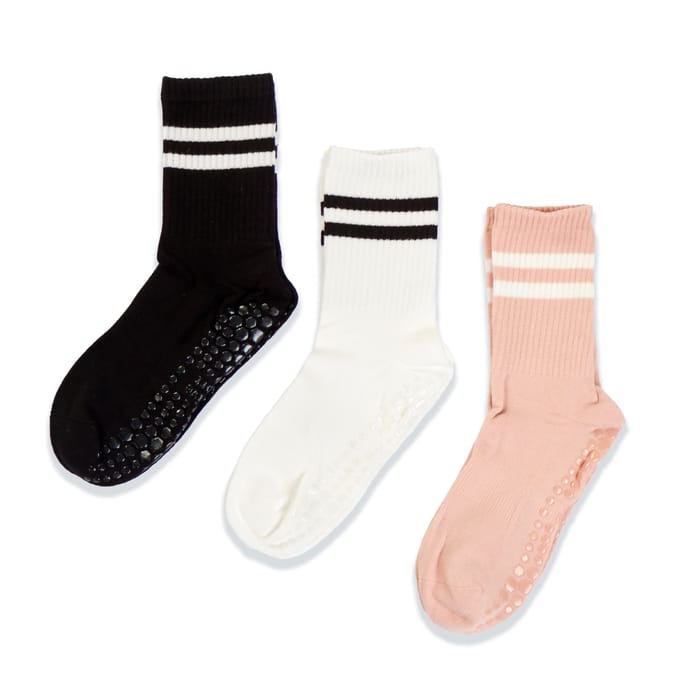Active By Originals Pilates Grip Socks 3 Pack