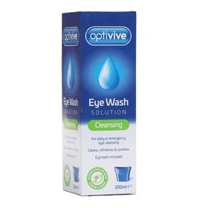 Optivive Eye Wash Solution Cleansing 100ml