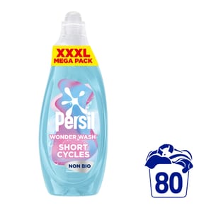 Persil Wonder Wash Liquid Detergent 2.16 Litres 80 Washes - Non Bio Sensitive