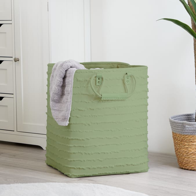 Home Collections Tufted Laundry Basket