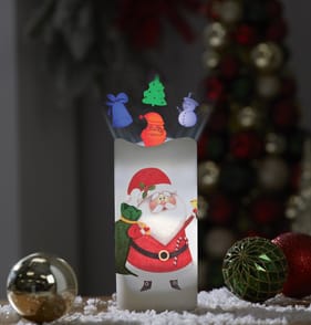  Festive Feeling LED Candle Projector - Santa