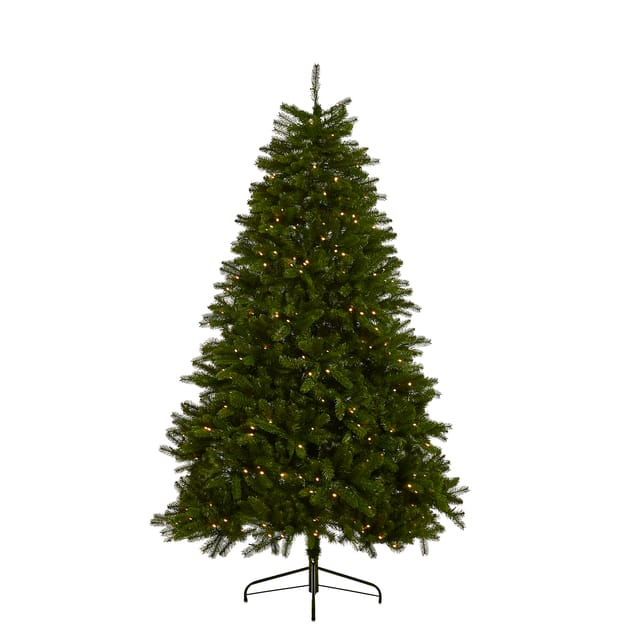 Festive Feeling PreLit Kensington Fir Tree Home Bargains