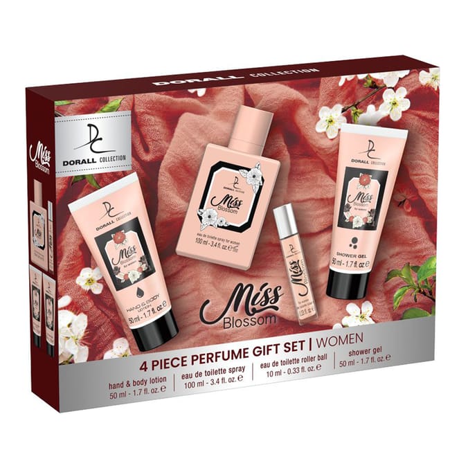 Dorrall Miss Blossom 4 Piece EDT 100ml Gift Set