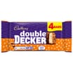 Cadbury Double Decker Chocolate Bar 4 Pack Multipack 149.2g