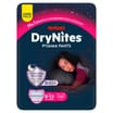 Huggies DryNites Bedwetting Pyjama Nappy Pants Girl Jumbo Pack 13's Age 8-13