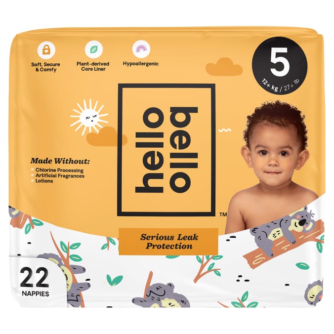 Hello Bello Premium Nappies 22's Size 5