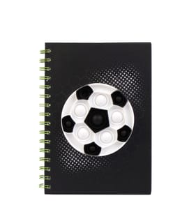 Scribble Pop Shop A5 Fidget Football Notebook