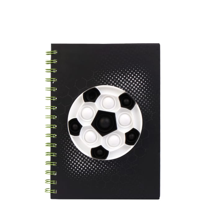 Scribble Pop Shop A5 Fidget Football Notebook