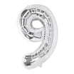 Lets Party Silver Foil 9 Balloon