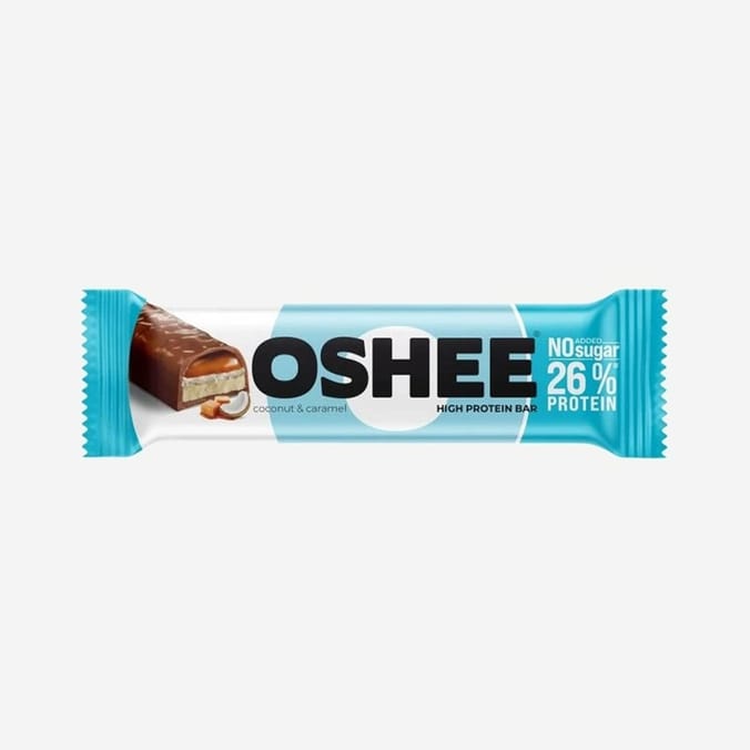 Oshee High Protein Coconut & Caramel Bars 48g x 12
