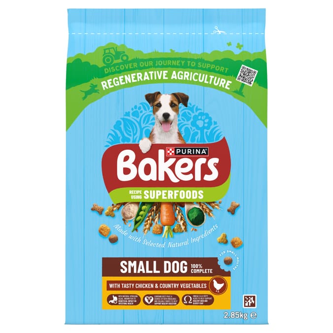 Bakers Superfoods Small Dog Chicken Dry Dog Food 2.85kg