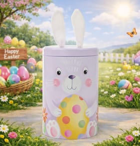 Bunny Filled Cookie Tin 85g