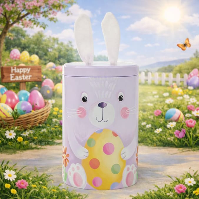 Bunny Filled Cookie Tin 85g